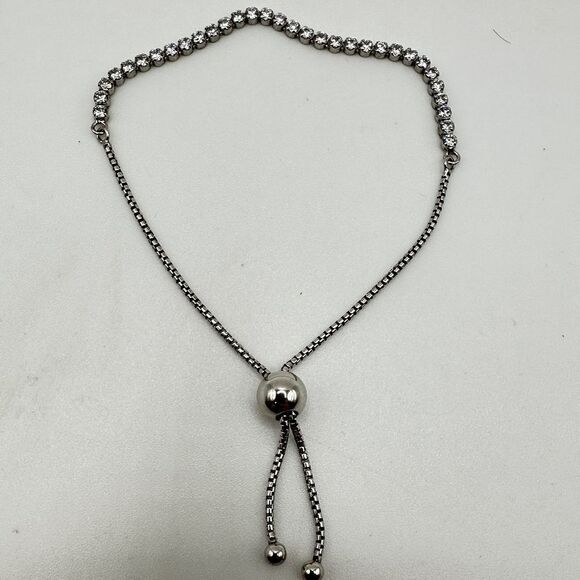 Pandora Rhinestone and adjustable tennis bracelet! - Picture 3 of 13
